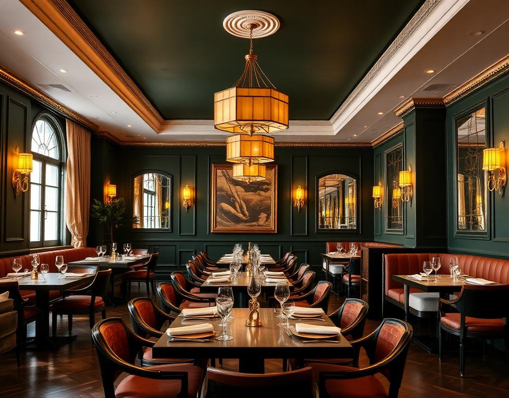 Elegant dining room interior